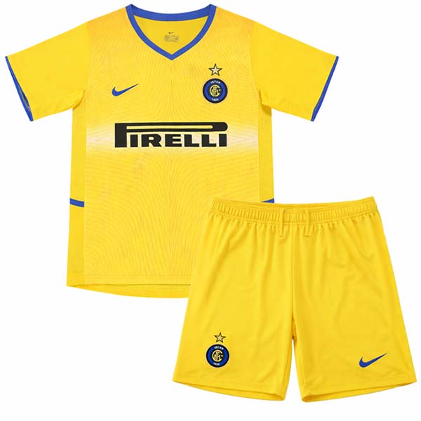 Inter milan third kids kit children retro jersey 2002-2003